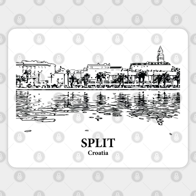 Split - Croatia Magnet by Lakeric